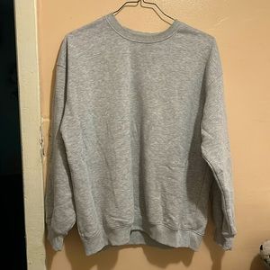 Oversized crew neck sweater